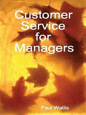 cover image of Customer Service for Managers
